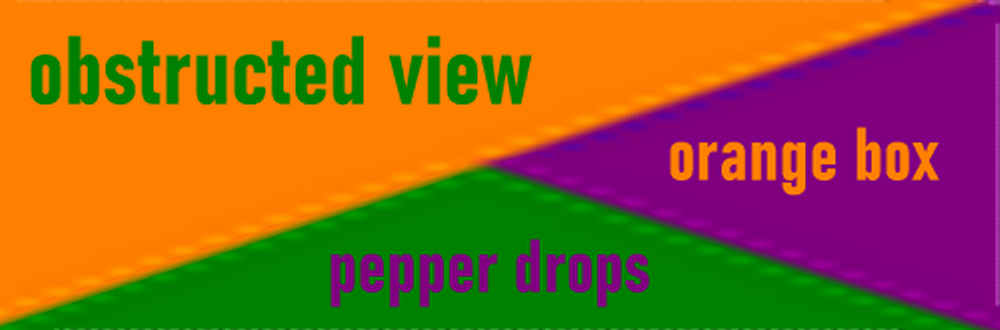 Orange Box & Pepper Drops